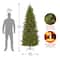 7.5ft. Unlit Hinged Natural Fraser Fir Slim Artificial Christmas Tree